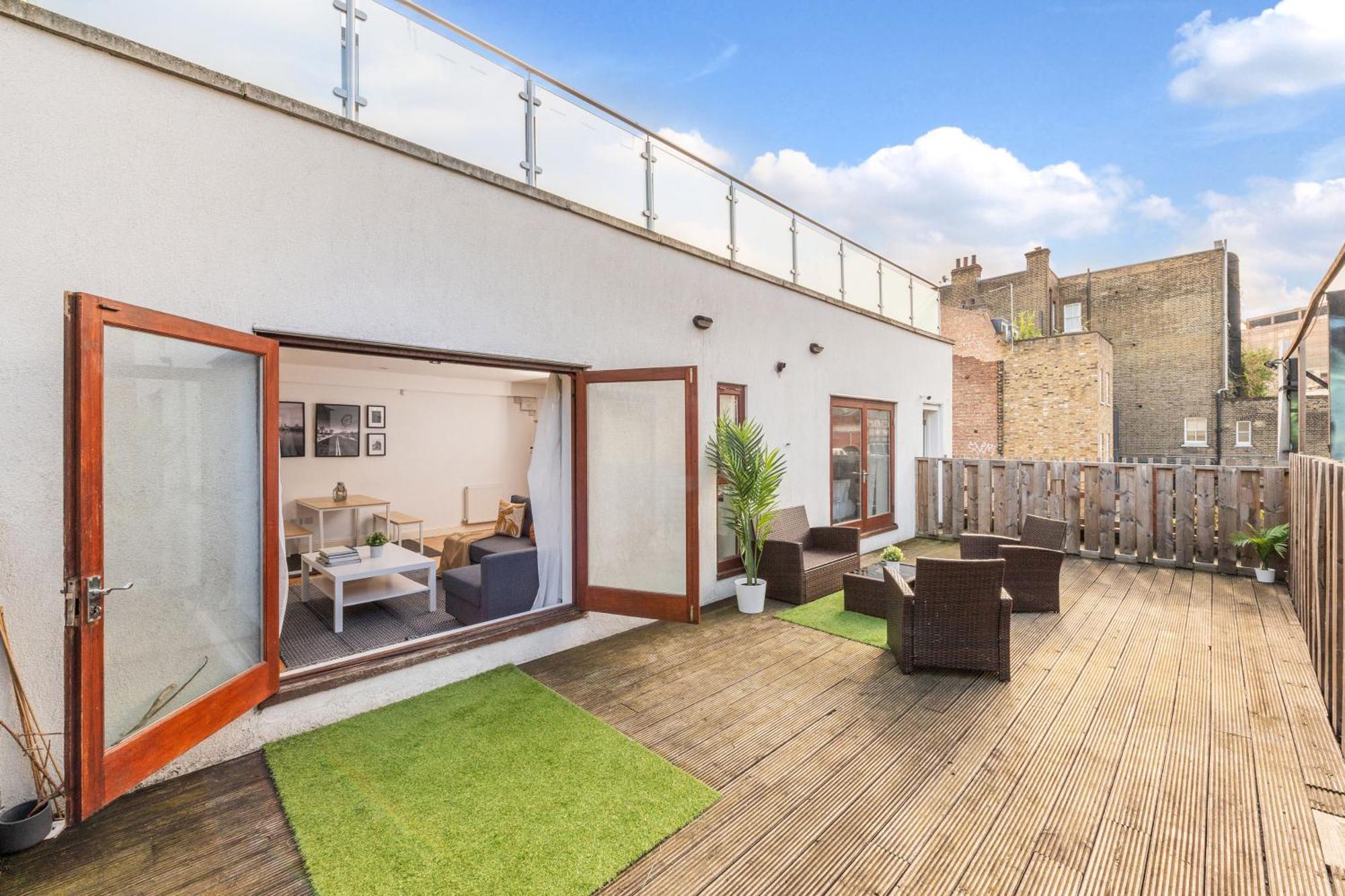 London Waterloo Apartment With Large Private Terrace - View Of The London Eye - 1 Bedroom 1 Bath Екстер'єр фото